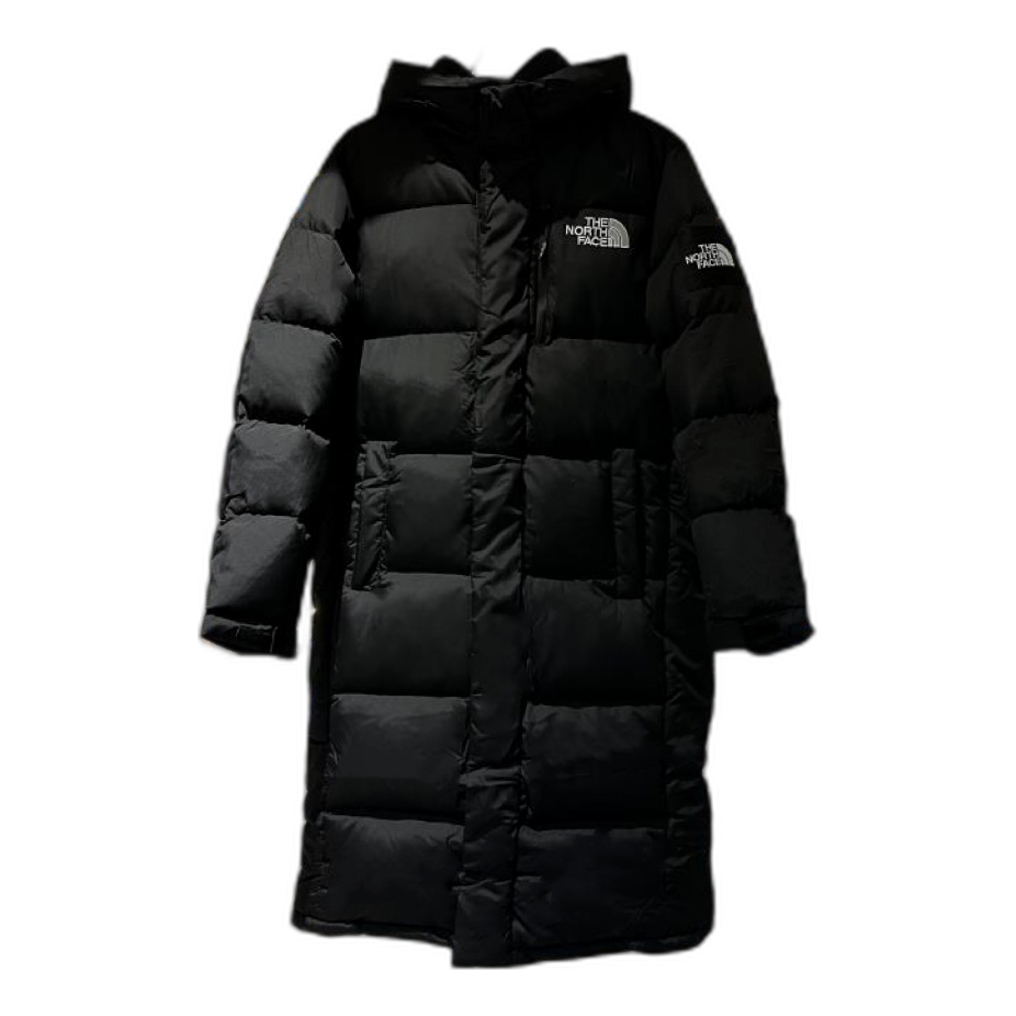The North Face Hooded Long Puffer Coat – Black