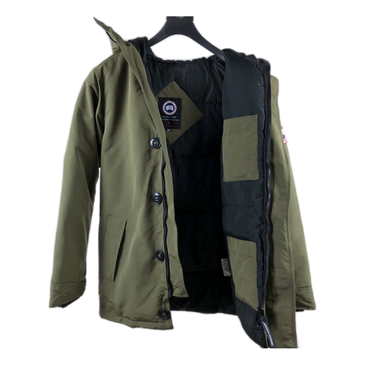 Canada Goose Chateau Fur-Trim Parka – Military Green