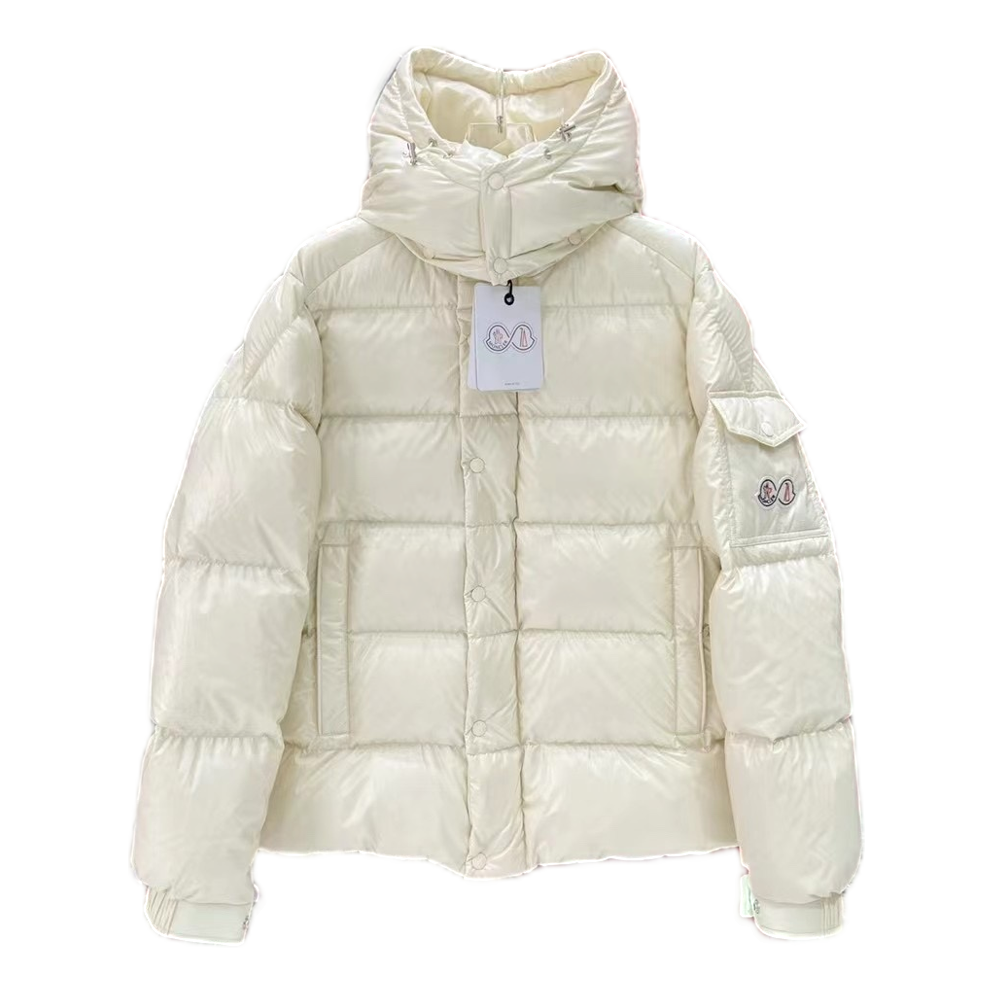Moncler Maya 70th Anniversary Glossy Hooded Puffer Jacket