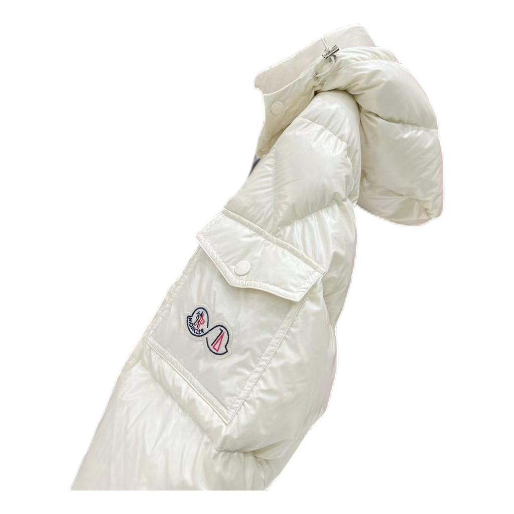 Moncler Maya 70th Anniversary Glossy Hooded Puffer Jacket