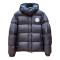 Moncler Oversized Chest-Badge Hooded Puffer Jacket