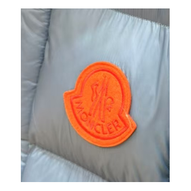 Moncler Oversized Chest-Badge Hooded Puffer Jacket