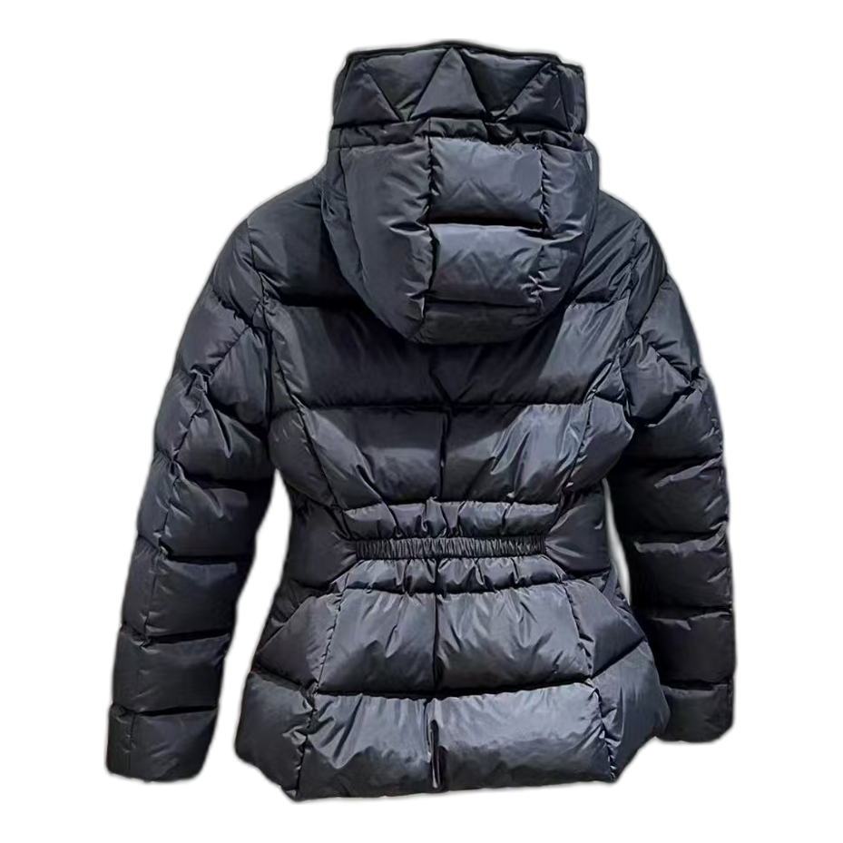 Moncler Drawstring-Hood Fitted Puffer Jacket