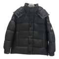 Moncler Matte Snap-Front Hooded Puffer Jacket