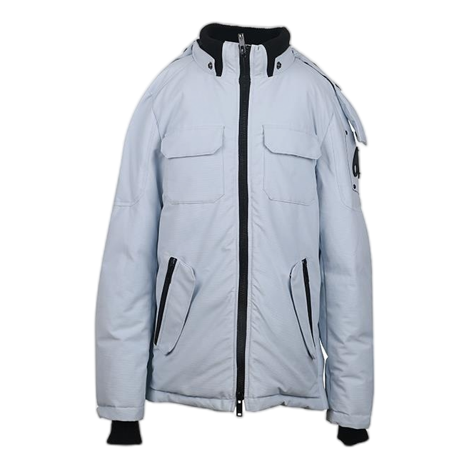Moose Knuckles Contrast-Pocket Hooded Winter Parka