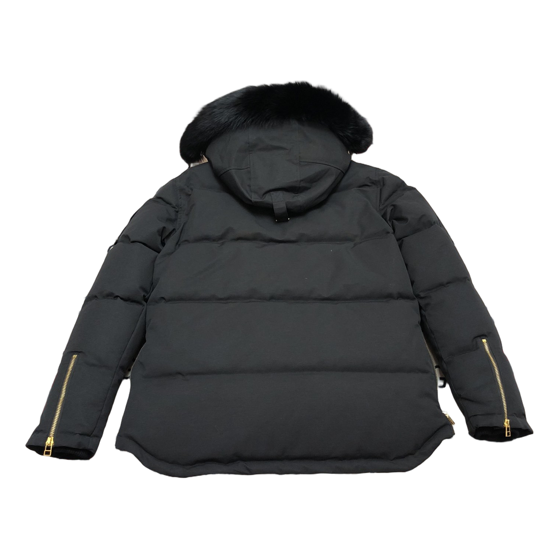 Moose Knuckles Gold 3Q Fur-Trim Puffer Jacket – Black