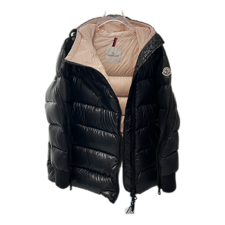 Moncler Liriope Asymmetric-Zip Hooded Puffer Jacket
