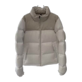 The North Face Stand-Collar Cropped Puffer Jacket – Cream