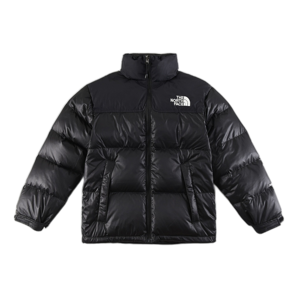 The North Face Contrast-Panel Stand-Collar Puffer Jacket